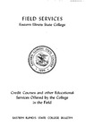 Bulletin 208 - Field Services by Eastern Illinois University