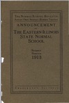 Bulletin 39 - Summer Session 1913 by Eastern Illinois University