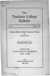 Bulletin 84 - Annual Catalogue 1923-1924 by Eastern Illinois University