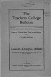 Bulletin 86 - The Lincoln-Douglas Debate by S. E. Thomas