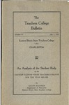 Bulletin 93 - An Analysis of the Student Body 1925-1926