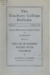 Bulletin 94 - The Use of Modern Poetry with Children by Florence E. Gardiner