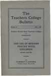 Bulletin 97 - The Use of Modern Poetry with Children, Second Edition