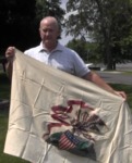 Ashenfelter with Flag by Nicholas Walsh
