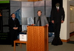 Opening remarks of the "Frankenstein" exhibit by Booth Library