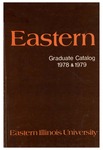 EIU Graduate Catalog 1978-1979 by Eastern Illinois University