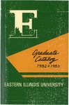EIU Graduate Catalog 1982-1983 by Eastern Illinois University