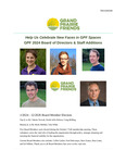 GPF New Faces (February 2024) by Grand Prairie Friends