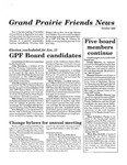 Grand Prairie Friends News (October 1988) by Grand Prairie Friends