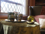 A Tea Set and a Crystal by Booth Library