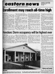 Hencken: Dorm occupancy will be highest ever - Eastern News (Aug. 27, 1975)