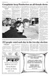 Complaints keep Pemberton an all-female dorm - DEN (Mar. 26, 1999) by Laura Irvine