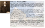 Thomas Plaque by Housing & Dining