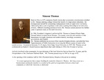 Thomas Hall Plaque by Housing & Dining