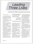 Leading Three Lives - 1999 Warbler excerpt