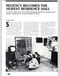 Regency Becomes the Newest Residence Hall - 1990 Warbler excerpt by Eric Fultz