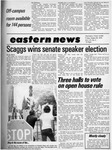 Three halls to vote on open house rule - Eastern News (Aug. 29, 1975) by Debbie Pearson