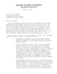 Co-Ed Housing Decision Correspondence re Taylor Hall (Spring 1983)