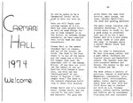 Carman Hall Handbook 1974