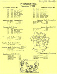 Summer Staff 1989