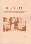 Historia Vol. 11 by Eastern Illinois University Department of History