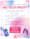 No Tech Night April by Library Ambassadors of Booth