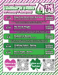 Events Calendar Spring 2025 by Library Ambassadors of Booth