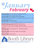 Events Calendar January-February 2025 by Library Ambassadors of Booth