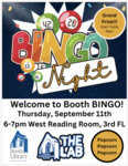 Booth Bingo by Library Ambassadors of Booth