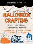 Halloween Crafting by Library Ambassadors of Booth