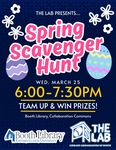 Spring Scavenger Hunt by Library Ambassadors of Booth