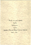 First Annual Report of the Librarian of Eastern Illinois State Normal School 1900-1901