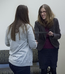 Lauren Hunt with Assistant Professor Melissa Caldwell