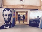 Lincoln: The Constitution and the Civil War - Marvin Foyer exhibit walls by Eastern Illinois University