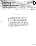 Newsletter Vol.3 No.4 1975 by National Center for the Study of Collective Bargaining in Higher Education and the Professions