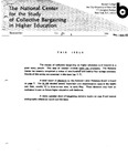 Newsletter Vol.3 No.3 1975 by National Center for the Study of Collective Bargaining in Higher Education and the Professions