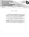 Newsletter Vol.3 No.2 1975 by National Center for the Study of Collective Bargaining in Higher Education and the Professions