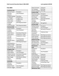 Hall Councils 2004-2005