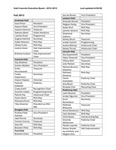 Hall Councils 2012-2013 by Housing & Dining