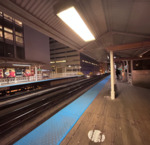 Train Stop, Downtown Chicago by A G
