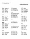 Fall 1995 by Housing & Dining