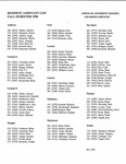 Fall 1996 by Housing & Dining