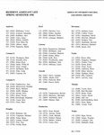 Spring 1996 by Housing & Dining