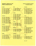 Spring 1998 by Housing & Dining