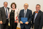 President Glassman and Jay Gatrell, V.P. of Academic Affairs with Thomas Moncada & Guest by Beverly Cruse