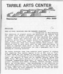 Tarble Arts Center Newsletter July 1988 by Tarble Arts Center