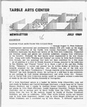 Tarble Arts Center Newsletter July 1989
