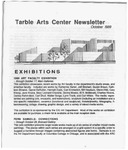 Tarble Arts Center Newsletter October 1989