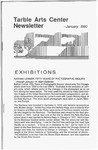 Tarble Arts Center Newsletter January 1990 by Tarble Arts Center