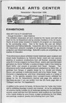 Tarble Arts Center Newsletter November 1996